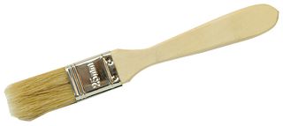 R341 - 1" (25mm) White Bristle Basic Laminating Paint Brush with Wood Handle