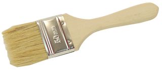 R342 - 2" (50mm) White Bristle Basic Laminating Paint Brush with Wood Handle