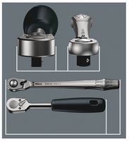 05004004001 - 8004A Zyklop Metal Socket Ratchet Handle with Switch Lever 1/4" Drive - 8004 A