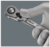 05004004001 - 8004A Zyklop Metal Socket Ratchet Handle with Switch Lever 1/4" Drive - 8004 A