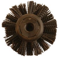 633759 - 100mm Stiff Coarse Nylon Bristle Brush Head for Drain Rod