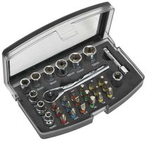 S01036 - 1/4" Screwdriver Socket & Bit Set, 31 Piece