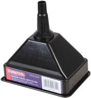 D03100 - Heavy Duty Garage Funnel with Water Filter