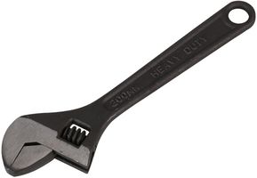 D03108 - 8" (200mm) Black Adjustable Spanner