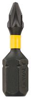 DT7386T-QZ - PZ1 x 25mm Pozidriv Extreme FlexTorq Impact Screwdriver Bit, 5 Pack