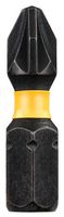 DT7387T-QZ - PZ2 x 25mm Pozidriv Extreme FlexTorq Impact Screwdriver Bit, 5 Pack