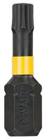 DT7382T-QZ - T25 x 25mm Torx Extreme FlexTorq Impact Screwdriver Bit, 5 Pack