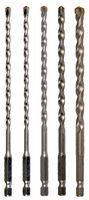 DT60099-QZ - Carbide Hex Shank Multi-Material Masonry, Wood, Metal & Plastic Impact Drill Bit Set, 5 Piece