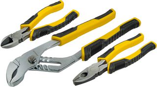 STHT0-74471 - Dynagrip Cushion Grip Pliers Set, 3 Piece (Diagonal Cutting Pliers, Water Pump Pliers, Combination Pliers)