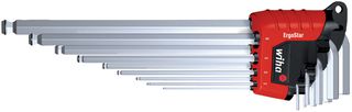 44161 - MagicRing Chrome Plated Metric Hex Key Set in ErgoStar Holder, 9 Piece