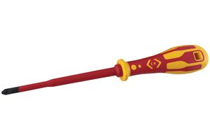 T49242-1 - Dextro VDE Insulated PH1 x 100mm Slim Phillips Screwdriver