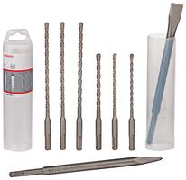 2607017376 - SDS-Plus Drill Bits and Chisel Set, 8 Piece