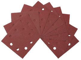 DT3025-QZ - 115mm x 115mm 240 Grit 1/4 Sanding Sheets Punched, 10 Pack