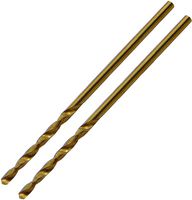 GCJT015 - 1.5mm x 40mm Cobalt Ground Jobber Drill Bit, 2 Pack