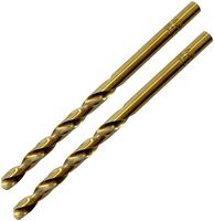 GCJT045 - 4.5mm x 80mm Cobalt Ground Jobber Drill Bit, 2 Pack