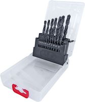 RFJ-SET19X - 1mm - 10mm HSS Rolled Jobber Drill Bit Set, 19 Piece