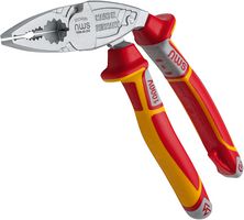 N1096-49-VDE-200-SB - 8" (200mm) Ergo VDE Insulated High Leverage Combination Pliers