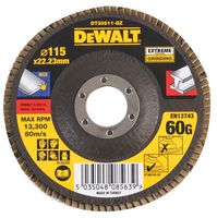 DT30611-QZ - 4 1/2" (115mm x 22.23mm) Angle Grinder 60 Grit Extreme Flap Disc