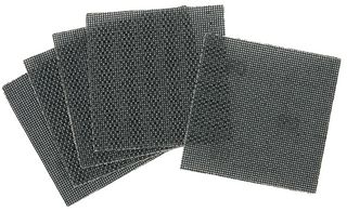 DTM3022-QZ - 115mm x 115mm 80 Grit 1/4 Mesh Sanding Sheets, 5 Pack
