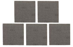 DTM3023-QZ - 115mm x 115mm 120 Grit 1/4 Mesh Sanding Sheets, 5 Pack
