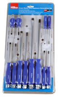 37205012 - Mechanics Pound Through Slotted/Pozidriv Screwdriver Set, 12 Piece