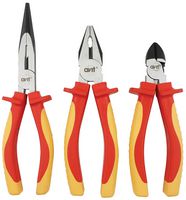 AV06051 - 1000V Insulated Plier Set, 3 Piece (Combination Plier, Side Cutters & Long Nose Pliers)