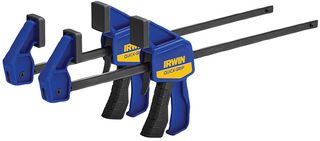 T54122EL7 - 300mm (12") One Handed Light Duty Mini Bar Clamps, 2 Pack