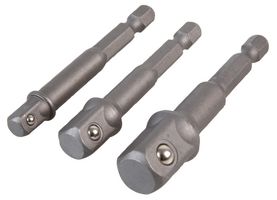 415-3 - Chrome Socket Extension Bar Set, 3 Piece