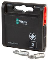 05057760001 - PZ2 x 25mm Bit-Box Pozidriv Screwdriver Bit Set, 20 Piece
