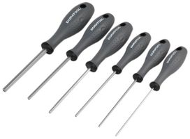 D03444 - 2.5mm - 8mm Tamperproof Security Hex Screwdriver Set, 6 Piece