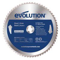 M255TCT-52MS - 255mm x 52T x 25.4mm Mild Steel Mitre Saw Blade
