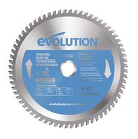 T185TCT-68MS - 185mm x 68T x 20mm Thin Steel Mitre Saw Blade