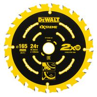DT10300-QZ - 165mm x 24T x 20mm Extreme 2nd Fix Circular Saw Blade
