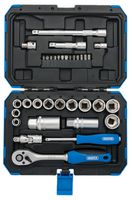 89558 - 3/8" Square Drive Metric Socket Set, 34 Piece