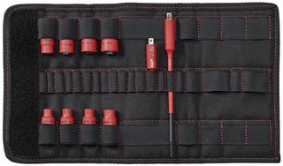 43466 - 1/4" TorqueVario®-S VDE Insulated Nut Driver Set, 11 Piece