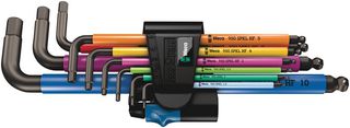 05022210001 - Hex-Plus Multi-Coloured Ball End Hex Key Set, 9 Piece - 950/9