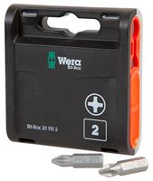 05057750001 - PH2 x 25mm Bit-Box Phillips BiTorsion Extra Hard Screwdriver Bit Set, 20 Pack