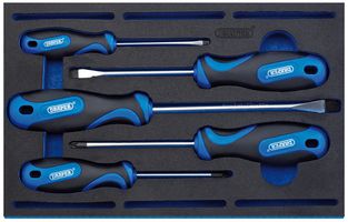 63400 - Soft Grip Screwdriver Set, 5 Piece
