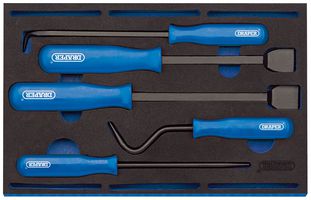 63497 - Scraper & Remover Set in EVA Foam Tool Cabinet Insert Tray, 5 Piece