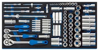 63540 - 1/4", 3/8" & 1/2" Ratchet & Socket Set, 84 Piece