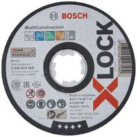 2608619268 - 4 1/2" (115mm x 1mm x 22.23mm) Angle Grinder X-LOCK Multi Construction Masonry, Wood, Metal & Plastic Cutting Disc