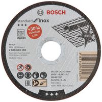 2608603169 - 4 1/2" (115mm x 1mm x 22.23mm) Angle Grinder Inox Rapido Cutting Disc