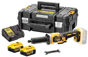 DCG426P2-GB - 18V XR 2x 5Ah Li-Ion Cordless Brushless Die Grinder Kit