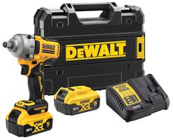 DCF891P2T-GB - 18V XR 2x 5Ah Li-Ion Brushless Cordless Compact 1/2" Hog Ring Impact Wrench Kit