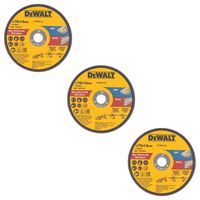 DT20592-QZ - 3" (76mm x 1.6mm x 9.5mm) General Purpose Metal Cutting Discs, 3 Pack