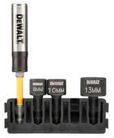 DT70826-QZ - Extreme Torsion Bit Holder & Stubby Nut Drivers Bit Bar Set, 4 Piece