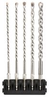 DT70830-QZ - Hex Shank Black & Gold Multi-Material Masonry, Wood, Metal & Plastic Drill Bit Bar Set, 5 Piece