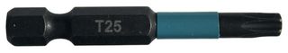 E-12435 - T25 x 50mm Torx Impact Black Screwdriver Bits, 10 Pack