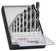 2607010533 - Brad Point Wood Drill Bit Set, 8 Piece