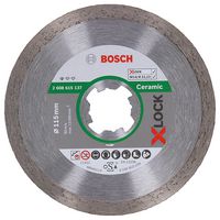 2608615137 - 4 1/2" (115mm x 1.6mm x 22.23mm) Angle Grinder X-LOCK Diamond Tile & Ceramic Cutting Disc